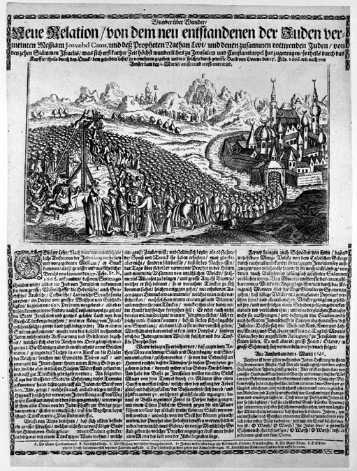 Einblattdruck Wunder �ber Wunder 1669